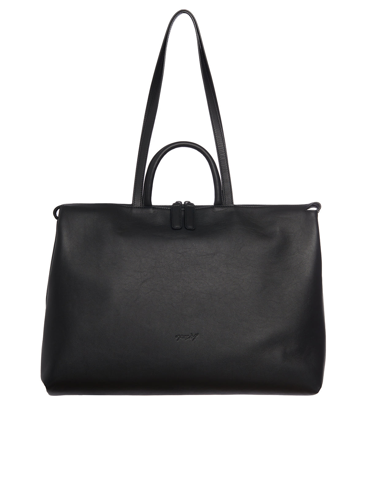 MARSELL High Quality Black Leather Shoulder Bag for Women