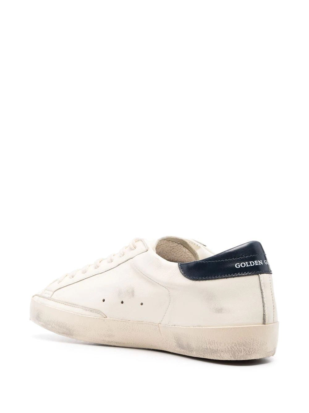 GOLDEN GOOSE Men's Golden Leather Sneakers in Nude & Neutrals for SS24