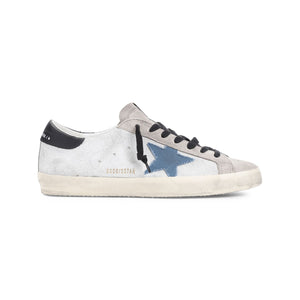 GOLDEN GOOSE Superstar White Leather Sneakers for Men