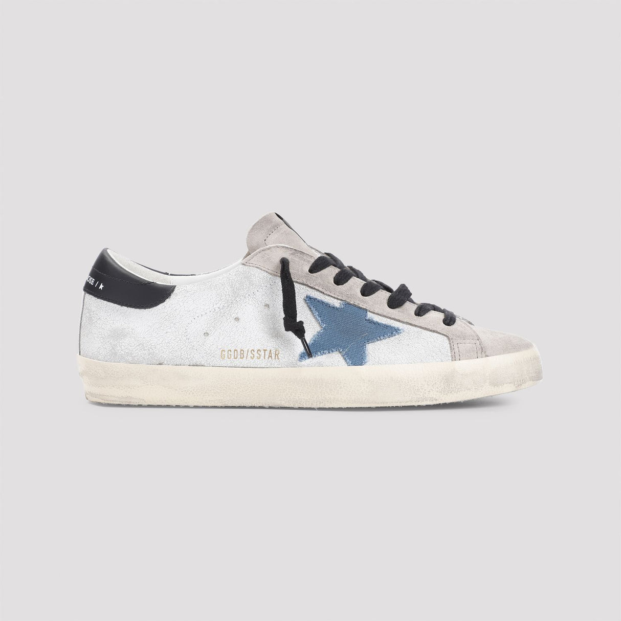 GOLDEN GOOSE Superstar White Leather Sneakers for Men