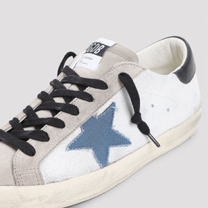 GOLDEN GOOSE Superstar White Leather Sneakers for Men