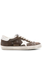 GOLDEN GOOSE Cedar Brown Suede Star Sneakers for Men