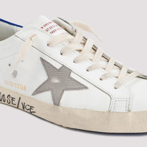 GOLDEN GOOSE Men's White Lace-Up Sneakers for FW24