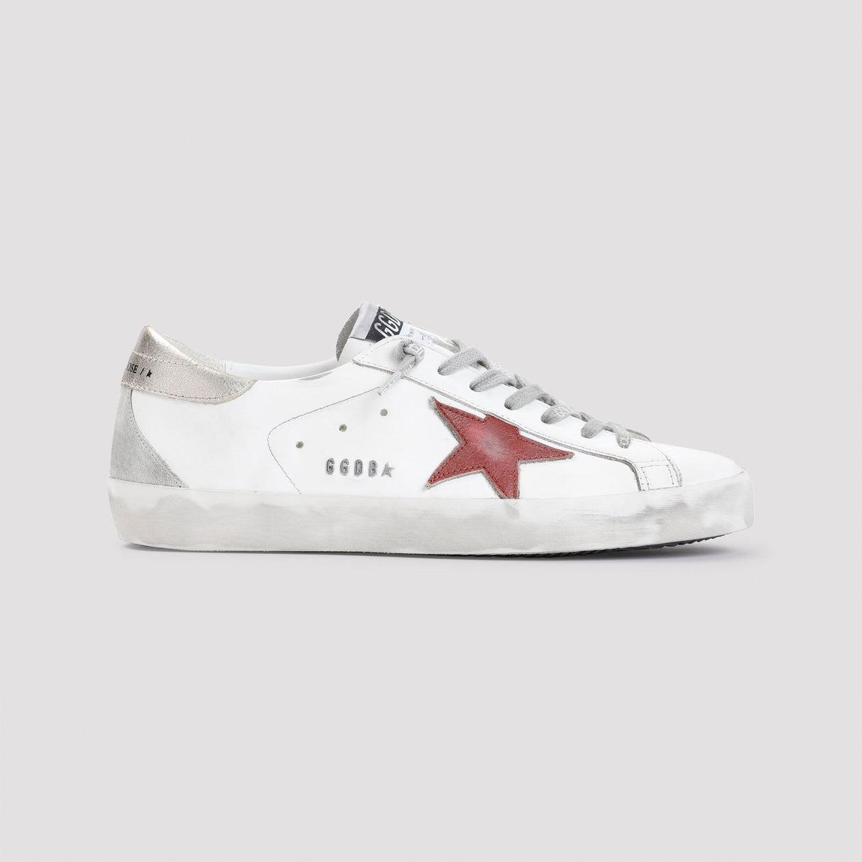 GOLDEN GOOSE Superstar White Leather Sneakers for Men