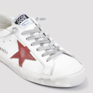 GOLDEN GOOSE Superstar White Leather Sneakers for Men