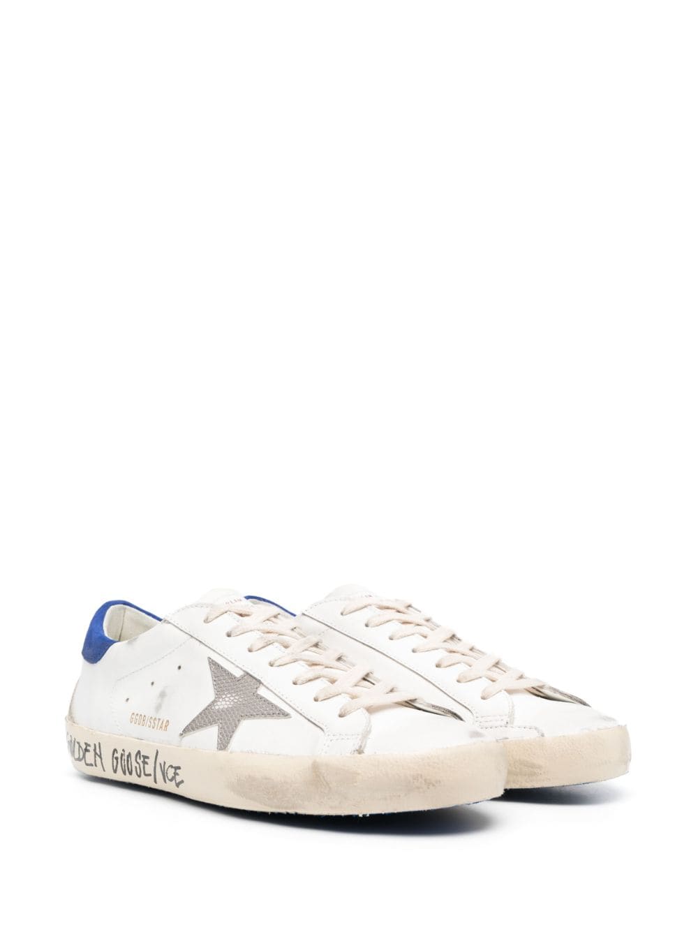 Men's White Lace-Up Sneakers for FW23