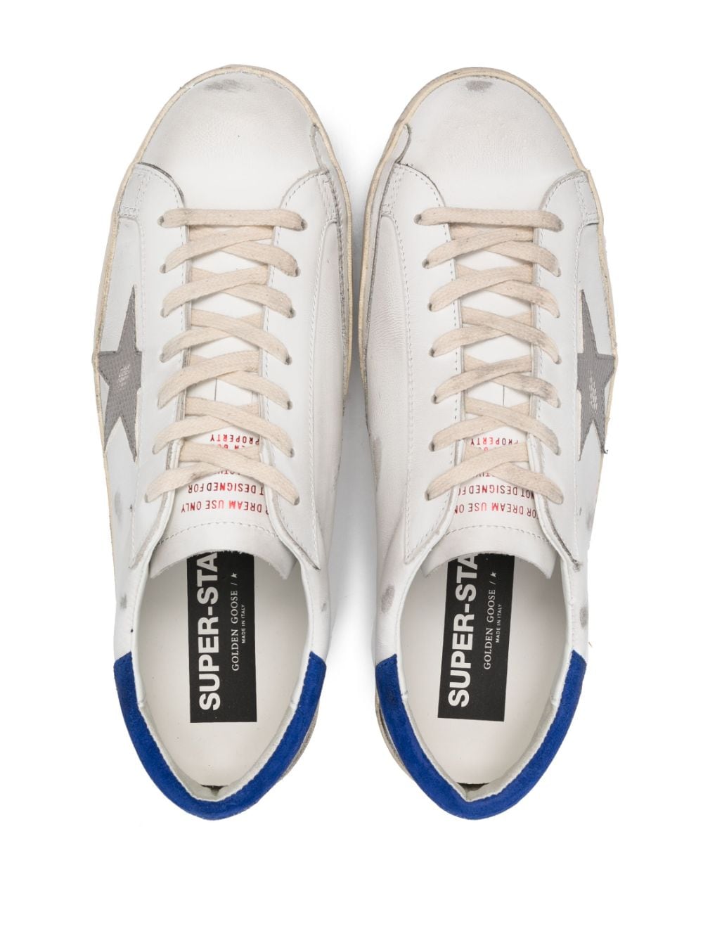 GOLDEN GOOSE Men's White Lace-Up Sneakers for FW24