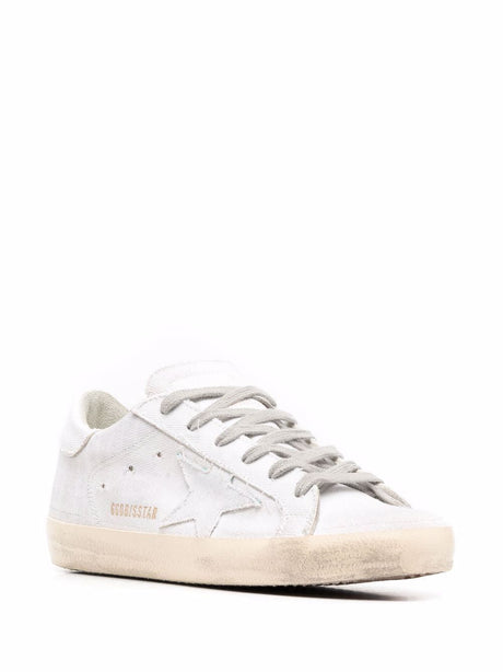 GOLDEN GOOSE SS23 Men's White and Multicolor Sneakers with Rubber Sole
