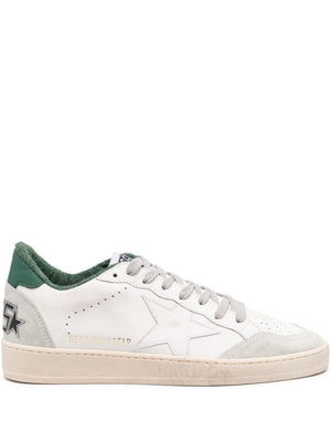 GOLDEN GOOSE Men's White Sneakers with Polyurethane, Cow Leather, Cotton, and Cellulosa from FW24 Collection