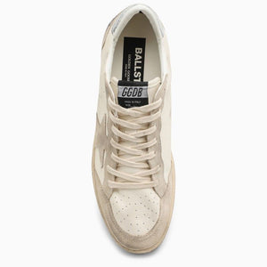 GOLDEN GOOSE Men's White Low Trainers with Iconic Side Star