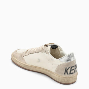 GOLDEN GOOSE Men's White Low Trainers with Iconic Side Star