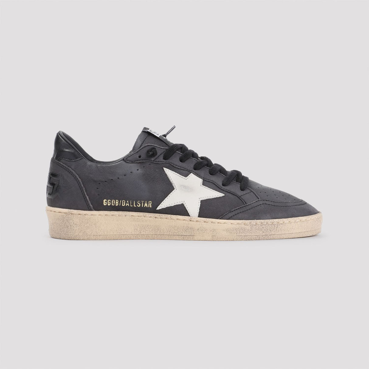 GOLDEN GOOSE Men’s Ball Star Grey Leather Sneakers