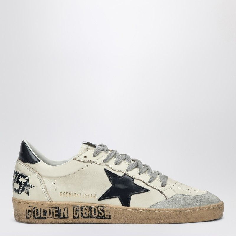 GOLDEN GOOSE Leather Star Sneakers with Nappa Upper and Suede Toe