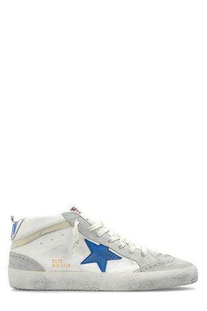 GOLDEN GOOSE Men's White/Blue/Silver Sneakers for FW24