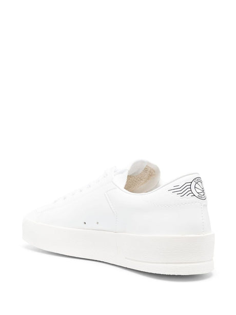 Logo-Print Leather Sneakers cho Nam