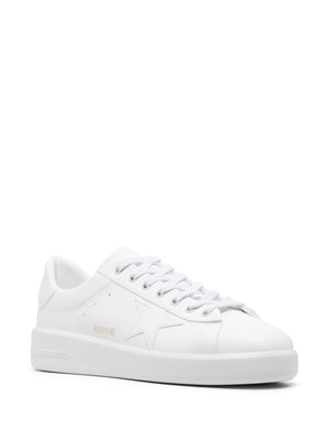 GOLDEN GOOSE WHITE FAUX LEATHER Sneaker WITH LOGOS