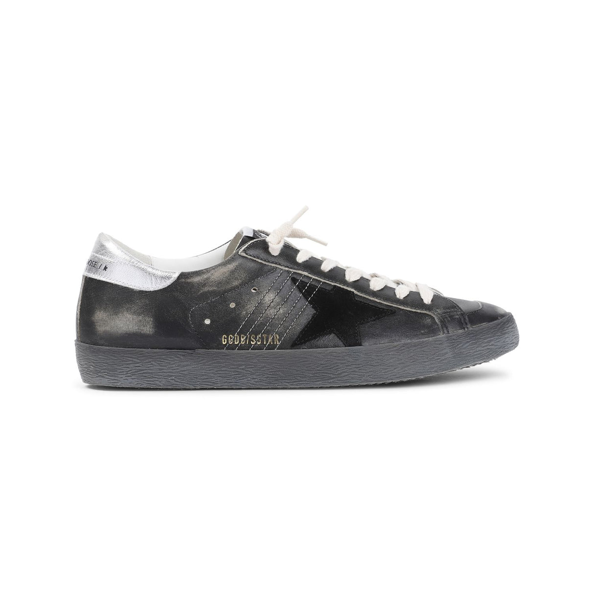 GOLDEN GOOSE Superstar Black Leather Sneakers