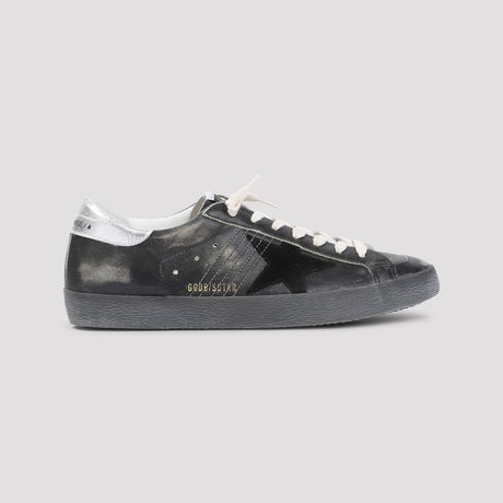 GOLDEN GOOSE Superstar Black Leather Sneakers