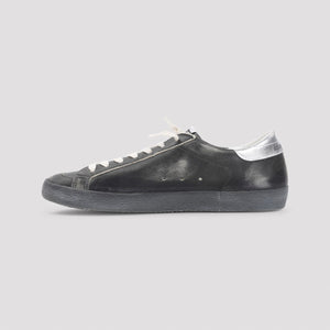 GOLDEN GOOSE Superstar Black Leather Sneakers