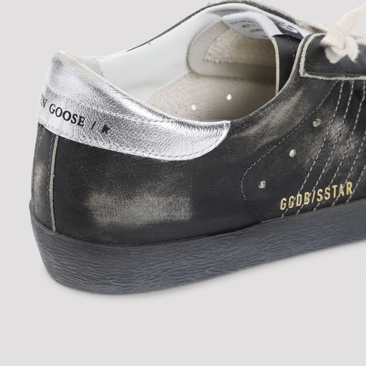 GOLDEN GOOSE Superstar Black Leather Sneakers