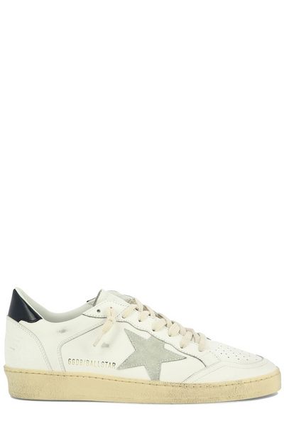 GOLDEN GOOSE Raffia Lace-Up Sneakers for Men - FW23 Collection