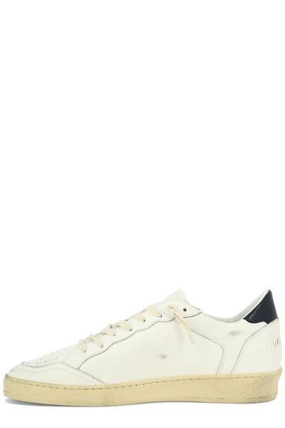 GOLDEN GOOSE Raffia Lace-Up Sneakers for Men - FW23 Collection