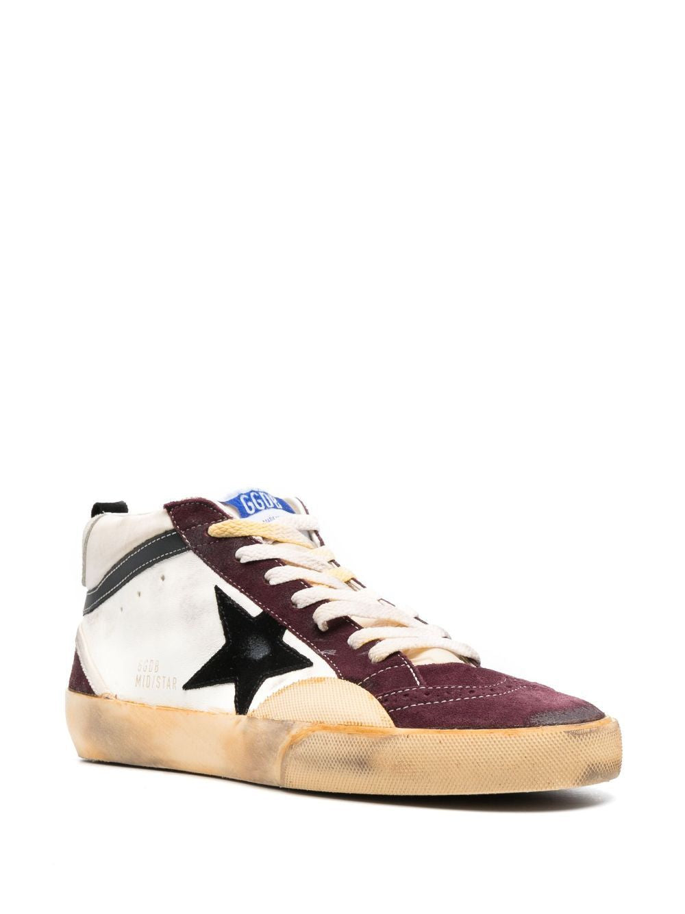 GOLDEN GOOSE Men's 2024 Fashion Sneakers - Metallic Gold and White