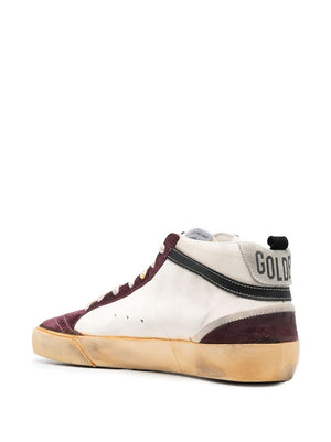 GOLDEN GOOSE Men's 2024 Fashion Sneakers - Metallic Gold and White