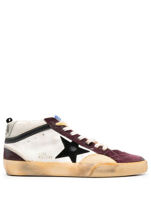 GOLDEN GOOSE Men's 2024 Fashion Sneakers - Metallic Gold and White