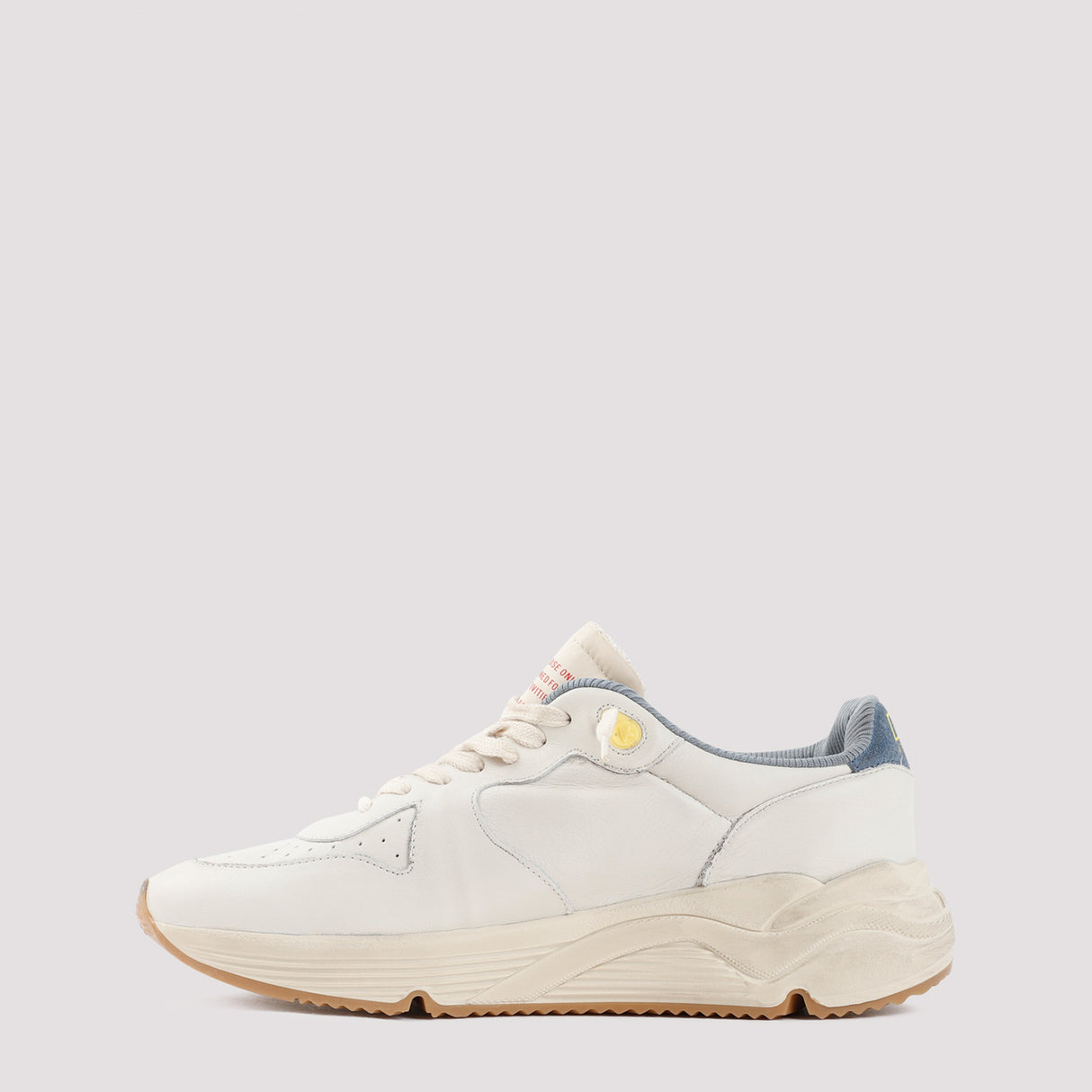 GOLDEN GOOSE Men's Leather Running Sneakers in Mixed Colors