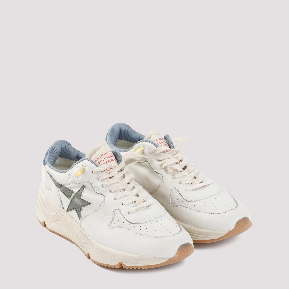 GOLDEN GOOSE Men's Leather Running Sneakers in Mixed Colors