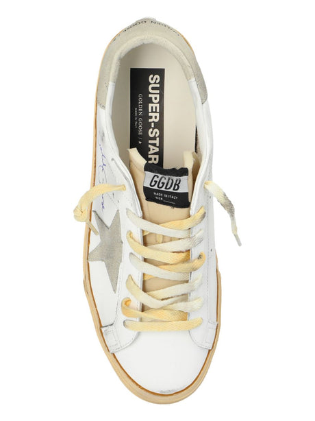 GOLDEN GOOSE Panelled Leather Sneakers with Contrast Branding