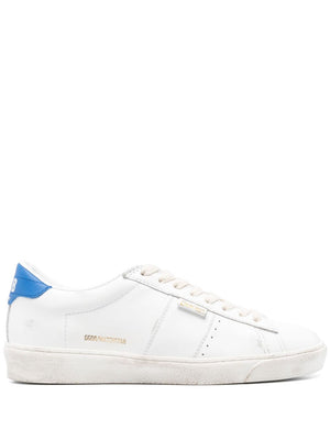 GOLDEN GOOSE Distressed Leather Lace-Up Sneakers for Men