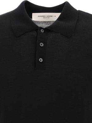 GOLDEN GOOSE Men's Regular Fit Polo Shirt - 75 cm Length