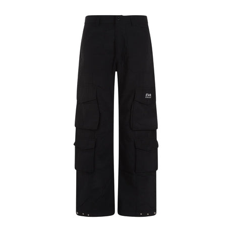 GOLDEN GOOSE Men's Ripstop Cargo Pants in Black