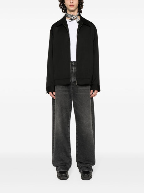 GOLDEN GOOSE Classic Wool Zipped Jacket for Men - SS25