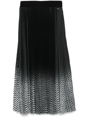 HERNO Elegant Plissé Midi Skirt for Women