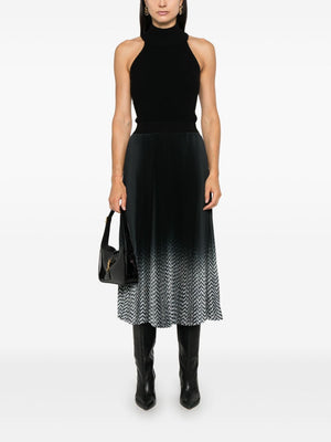 HERNO Elegant Plissé Midi Skirt for Women