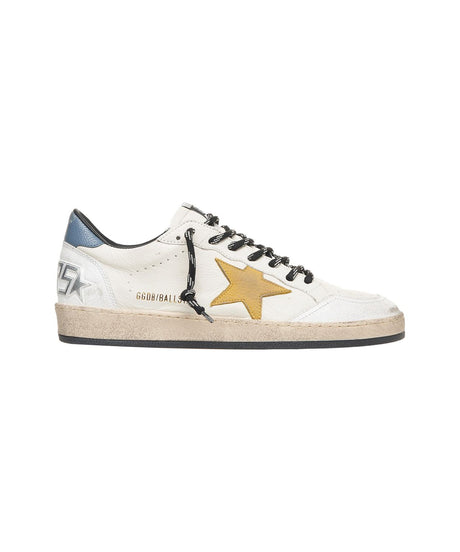 GOLDEN GOOSE Men's Distressed Leather Sneakers 'Ball Star'