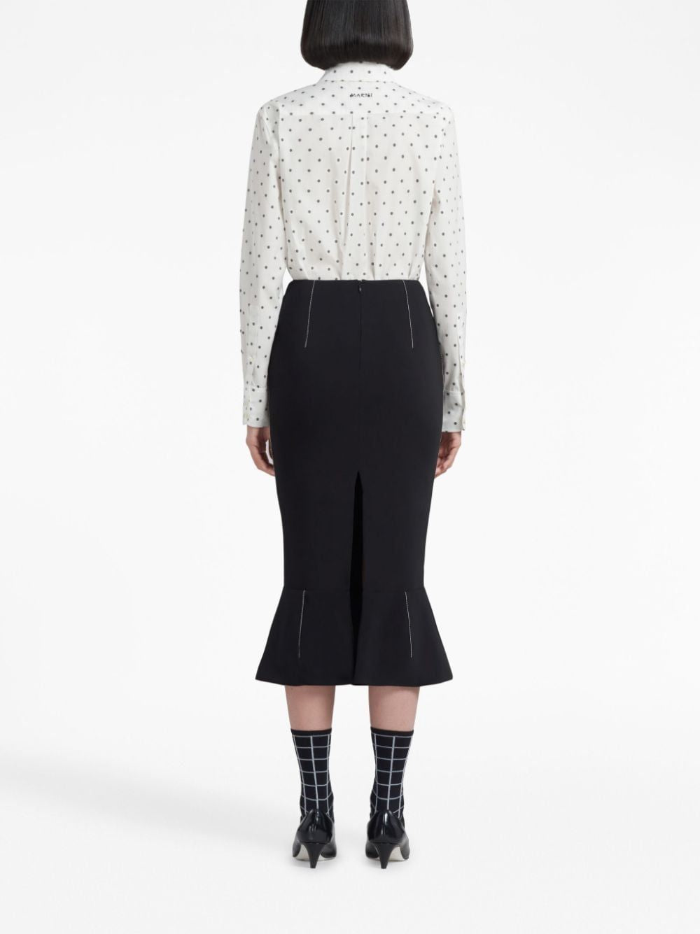 MARNI Fall 2024 Women's Skirt in Black