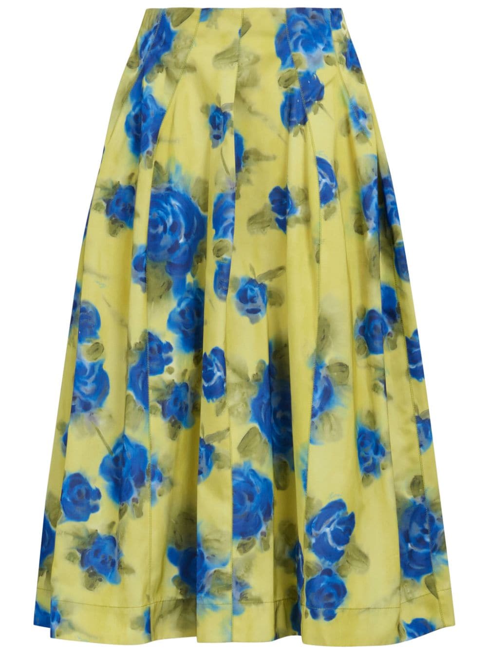 Yellow Polyester Skirt for Women - SS24 Collection