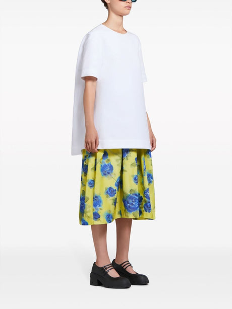 Yellow Polyester Skirt for Women - SS24 Collection