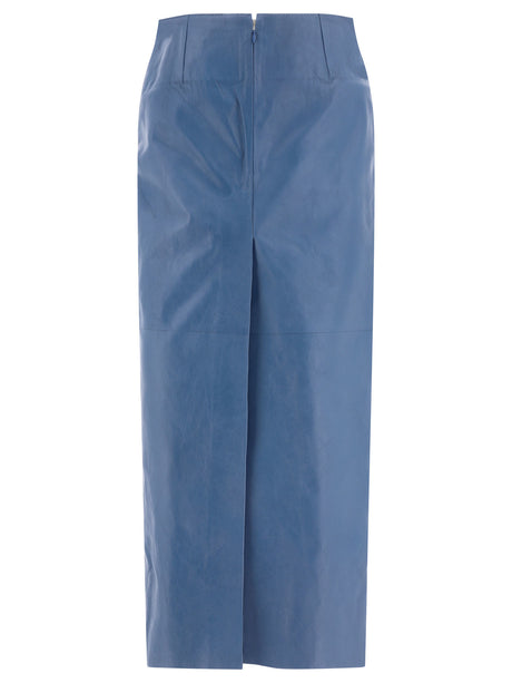 MARNI 24SS Blue Mini Skirt for Women - Long Skirt for a Fashionable Look