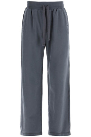 DOLCE & GABBANA Men's Gray Cotton Jogger Pants for Spring/Summer 2024