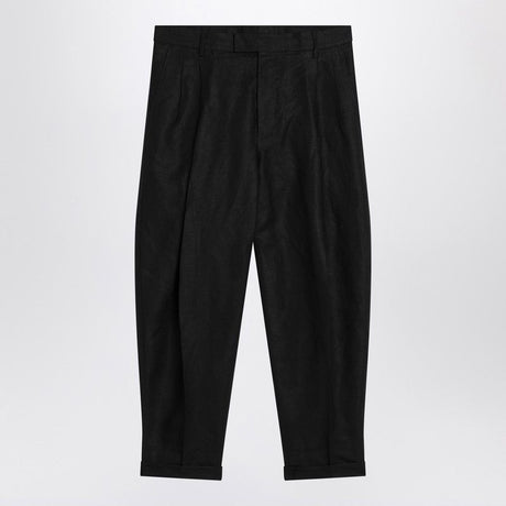 DOLCE & GABBANA Linen-Blend Trousers for Men SS25