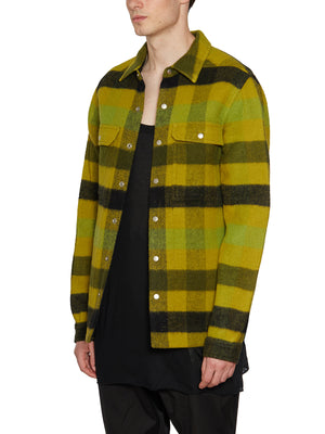 Men's Plaid Jacket Shirt - FW23 Collection