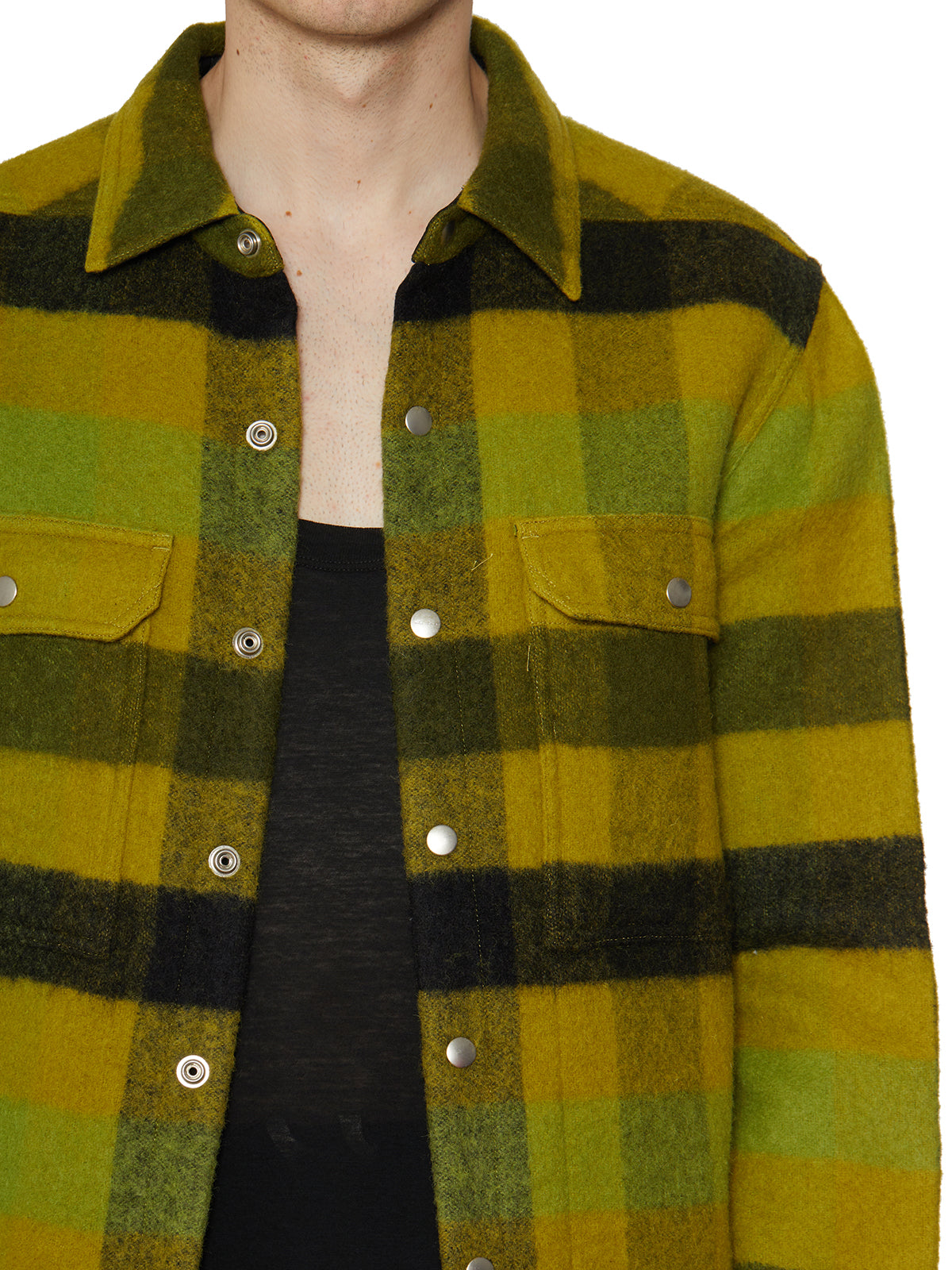 Men's Plaid Jacket Shirt - FW23 Collection