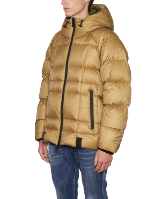 DSQUARED2 Men's Beige Hooded Down Jacket for FW23