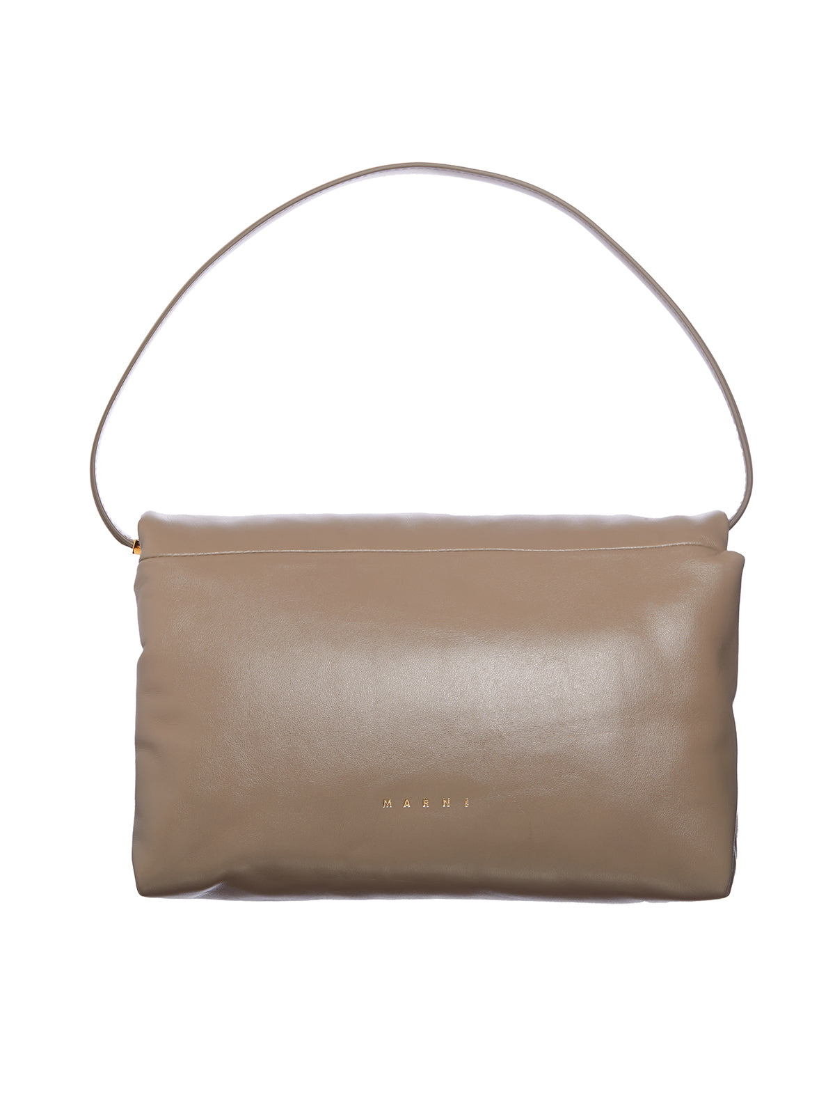 Prisma Shoulder Handbag in Beige - MARNI