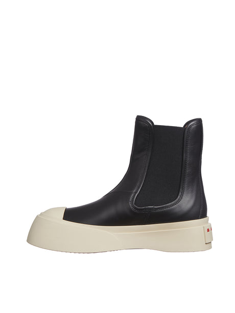 MARNI Luxury Leather Ankle Boots